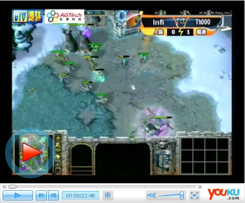 全国电子竞技公开赛 WAR3 决赛 Infi vs Th000 第2场
