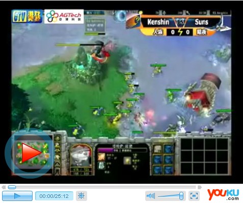 公开赛 魔兽争霸（个人）项目小组赛Kenshin vs Suns
